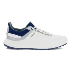 Ecco Core Golf Shoes - White/Silver/Blue
