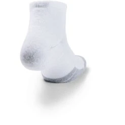 Under Armour UA HeatGear® Lo Cut Socks 3pk - White -Golf Equipment Store 1346753 100 SLBADD SL