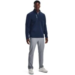 Under Armour Men's UA Storm Daytona ½ Zip - Academy / Reflective -Golf Equipment Store 1373409 408 FSF