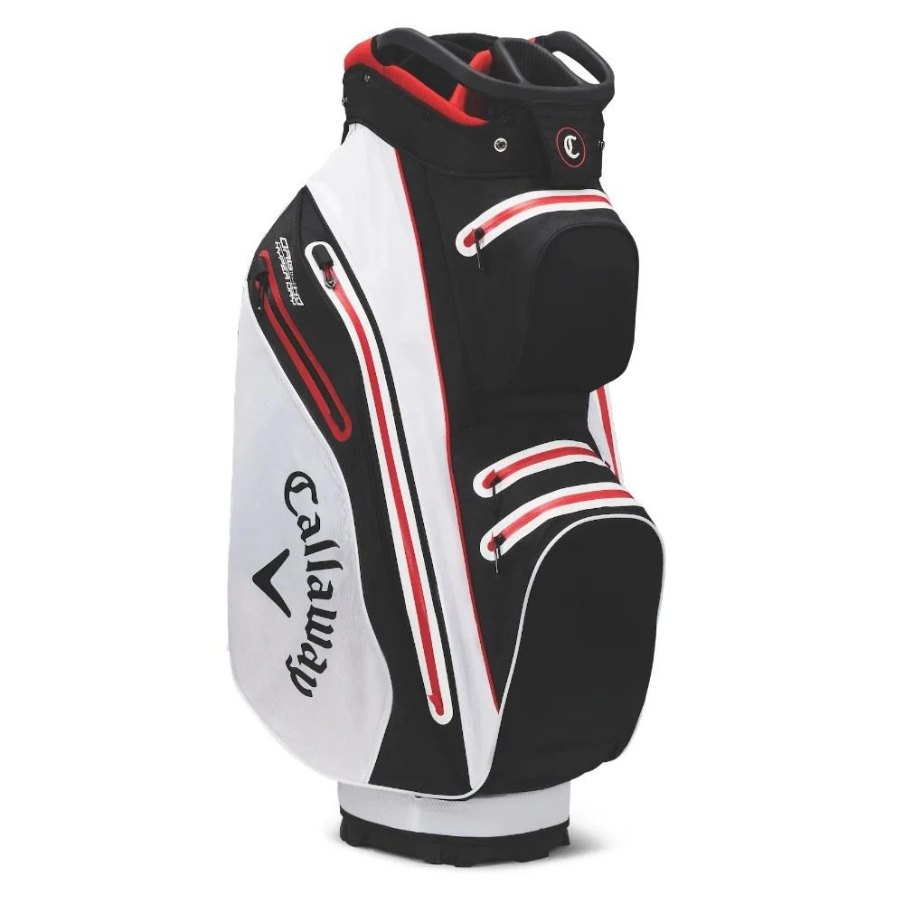 Callaway Org 14 Hyper Dry Golf Cart Bag - Black/White/Fire 3 Callaway Org 14 Hyper Dry Golf Cart Bag - Black/White/Fire