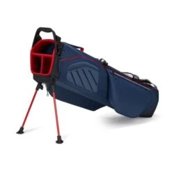 Callaway Par 3 Double Strap Stand Bag -Golf Equipment Store 5122062 bg cg stn par 3 dbl nvy red 22 back.600x600