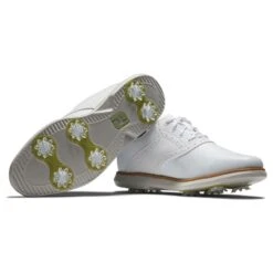FootJoy Ladies FJ Traditions Golf Shoes - White -Golf Equipment Store FJ 97906 05