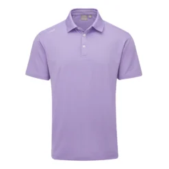 Ping Lindum Mens Golf Polo Shirt - Violet