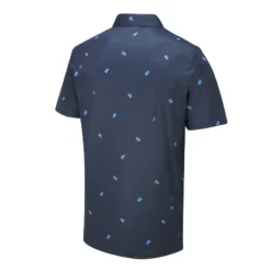 Ping Two Tone Golf Polo Shirt - Navy/Poppy -Golf Equipment Store P03571 TWO TONE POLO NAVY POPPY MULTI 02