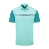 Ping Morten Golf Polo Shirt - Aquarius/Everglade Multi
