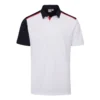 Ping Mack Golf Polo Shirt - White/Navy Multi -Golf Equipment Store P03576 MACK WHITE NAVY MULTI 01