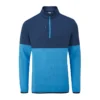 Ping Nexus 1/2 Zip Mens Fleece Golf Top - Danube/Oxford Blue -Golf Equipment Store P03578 NEXUS DANUBE OXFORD BLUE 01