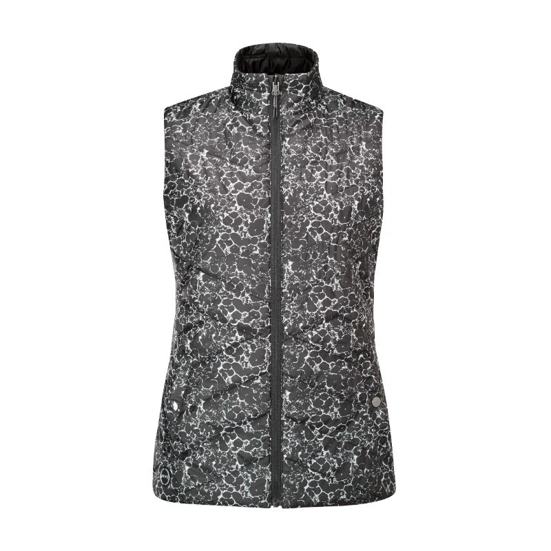 PING Ladies Cece Quilted Gilet - Black Multi 3 PING Ladies Cece Quilted Gilet - Black Multi