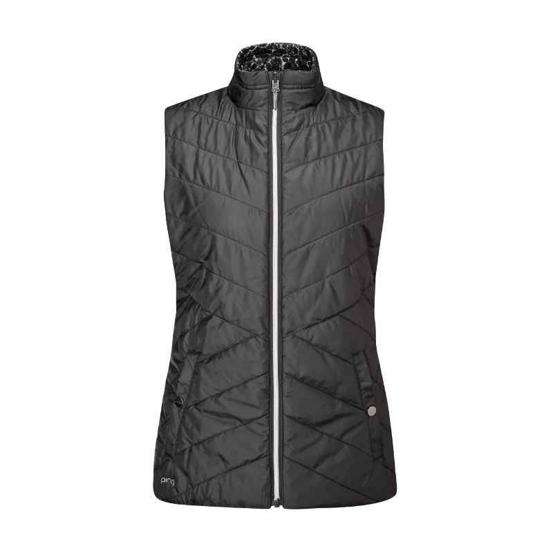 PING Ladies Cece Quilted Gilet - Black Multi 5 PING Ladies Cece Quilted Gilet - Black Multi - Image 3