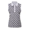 Ping Ladies Purdey Sleeveless Polo Shirt - Black Multi