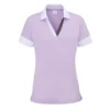 Ping Ladies Sadie Polo Shirt - Cool Lilac/White