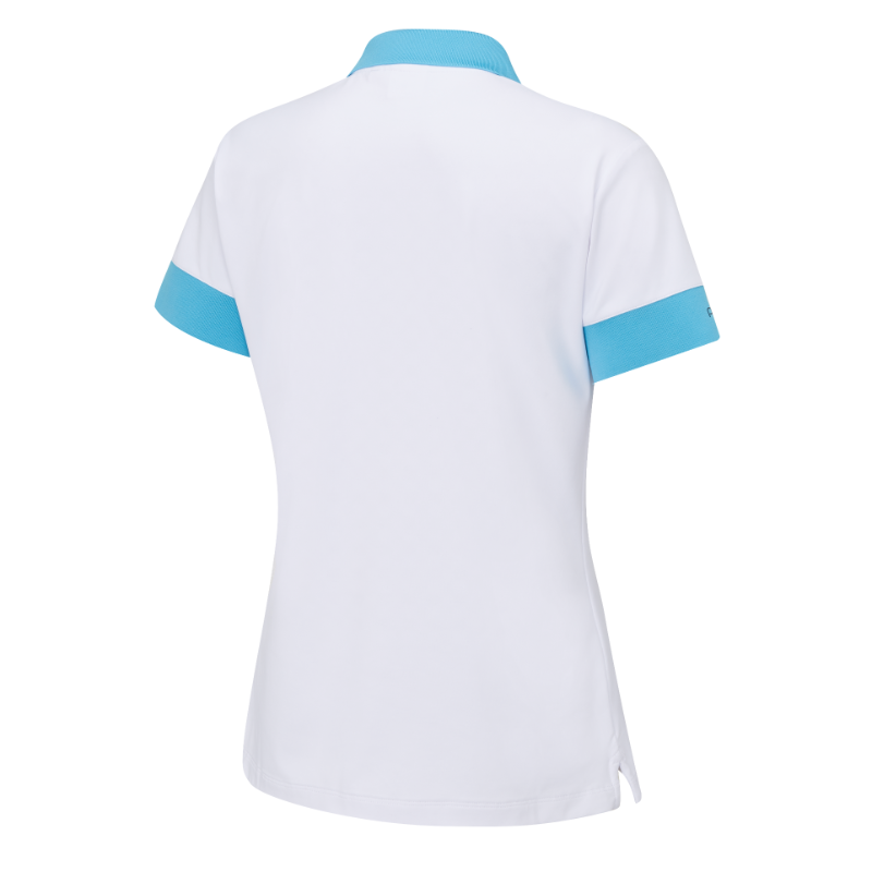 Ping Ladies Sadie Polo Shirt -White/Laguna 4 Ping Ladies Sadie Polo Shirt -White/Laguna - Image 2