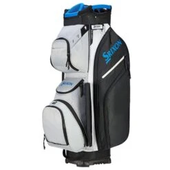 Srixon Premium Golf Cart Bag 15 Srixon Premium Golf Cart Bag -Golf Equipment Store Srixon Premium Cart Bag Grey Black 1