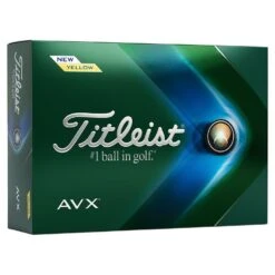 Titleist AVX Golf Balls 2022 - Yellow (12 Balls)