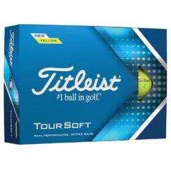 Titleist Tour Soft Golf Balls 2022 - Yellow (12 Balls)