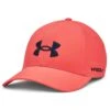 Under Armour Golf96 Golf Cap - Rush Red -Golf Equipment Store Under Armour Golf96 Golf Cap Rush Red Academy 1
