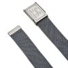 Under Armour Webbing Golf Belt - Grey -Golf Equipment Store Under Armour Webbing Golf Belt Pitch Gray Academy Silver 1
