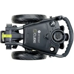 Motocaddy CUBE Push Trolley - Graphite/Lime -Golf Equipment Store cube lime 4