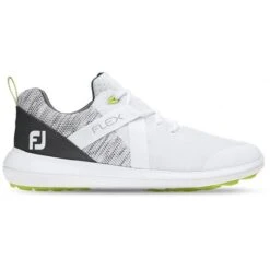 FootJoy Flex Golf Shoes - White/Grey