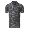 FootJoy Cloud Camo Lisle Golf Shirt - Black -Golf Equipment Store footjoy cloud camo lisle golf polo shirt 80003 5