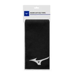 Mizuno Microfibre Cart Golf Towel - Black