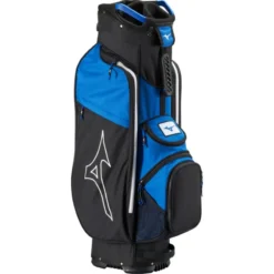 Mizuno Light Weight 7-Way Cart Bag - Blue/Black -Golf Equipment Store mizuno light weight cart bag 7 way blue black 3