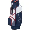 Mizuno Light Weight 7-Way Cart Bag - Navy/White -Golf Equipment Store mizuno light weight cart bag 7 way navy white 1