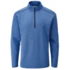 Ping Ramsey Half Zip Mens Fleece Golf Top - Snorkel Blue/Marl -Golf Equipment Store p03356 sm45 ex1.600x600