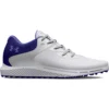Under Armour Charged Breathe 2 SL Ladies Golf Shoes - White/Silver/Blue