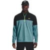 Under Armour Storm HZ 1/2 Zip Golf Sweater - Still Water -Golf Equipment Store s7.V5 1377398 400 FC